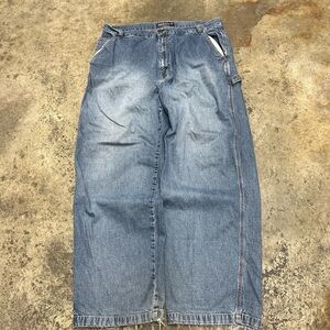 Y2K Aeropostale Carpenter Jeans Men’s 38 x 34 Light Wash Baggy Streetwear Skater